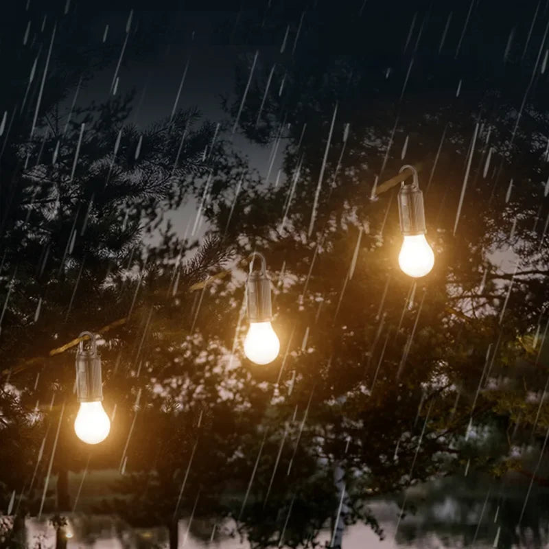 Luz LED Solar para Camping y Exterior – Recargable (Solar + USB-C), Regulable e Impermeable IP65