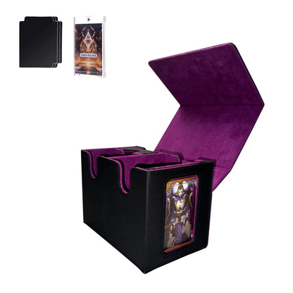 Caja Organizadora para Mazos de Cartas (Deck Box) – Cierre Magnético y Bandeja para Dados