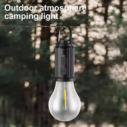 Luz LED Solar para Camping y Exterior – Recargable (Solar + USB-C), Regulable e Impermeable IP65