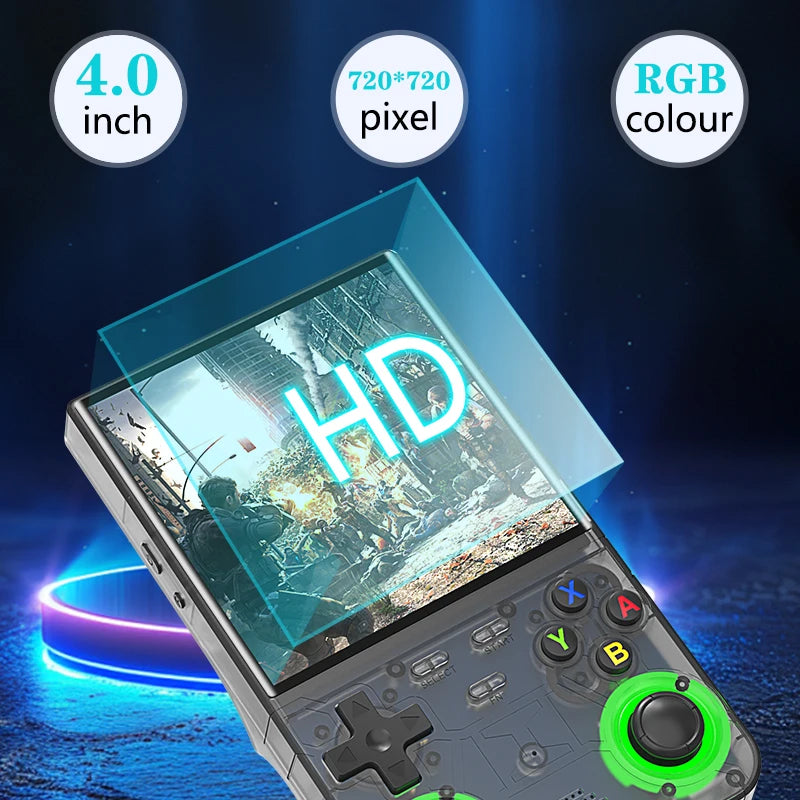 Console Retrô Portátil R36 Ultra – Tela IPS 4'' e +20.000 Jogos