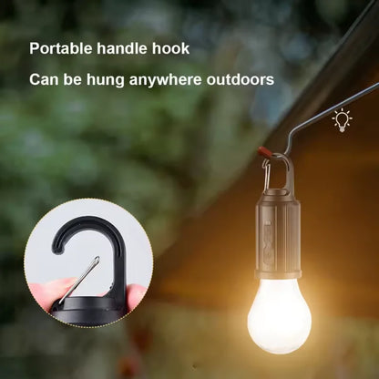 Luz LED Solar para Camping y Exterior – Recargable (Solar + USB-C), Regulable e Impermeable IP65