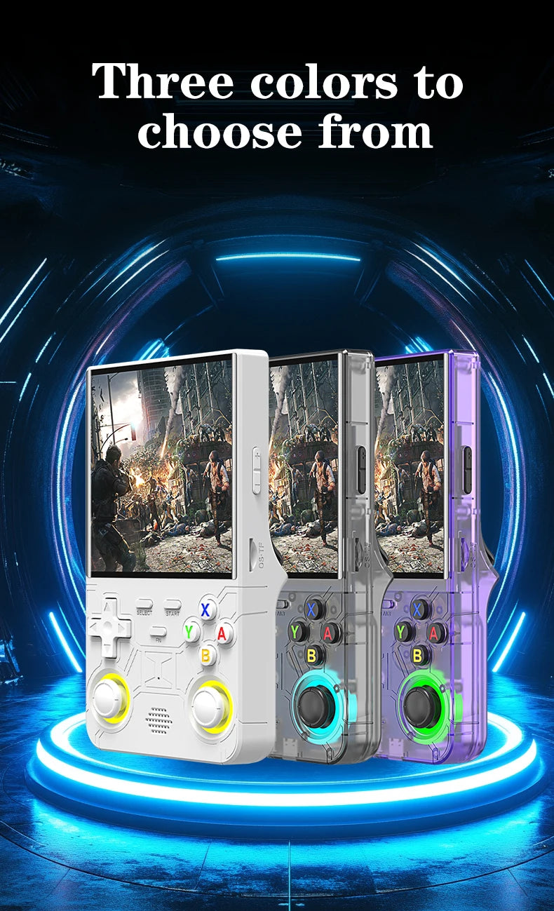 Console Retrô Portátil R36 Ultra – Tela IPS 4'' e +20.000 Jogos