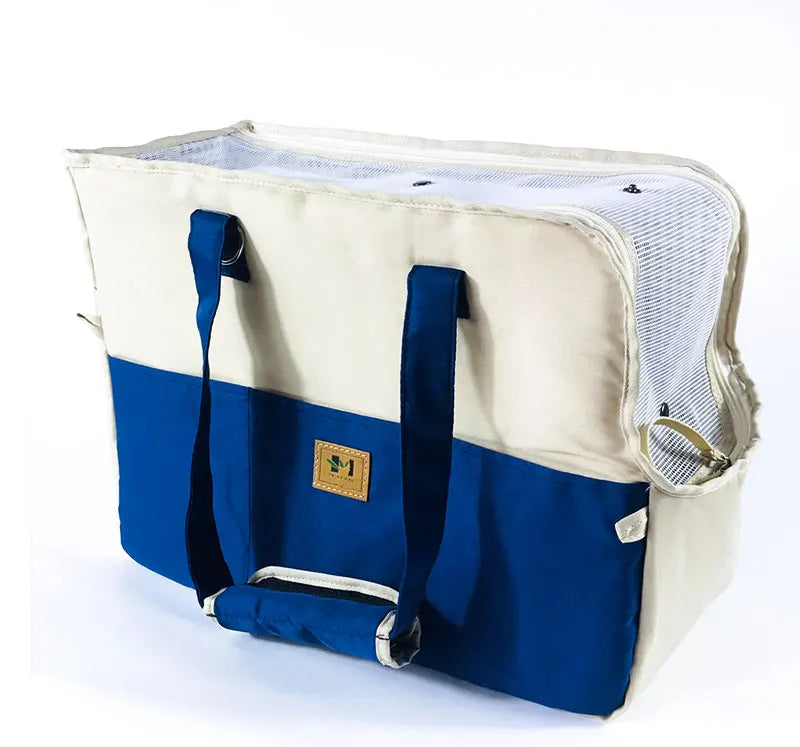 Bolsa de Transporte para Pets Pequenos (Gato ou Cachorro) – Acolchoada, Tela Respirável e Tiracolo, Ideal para Viagens
