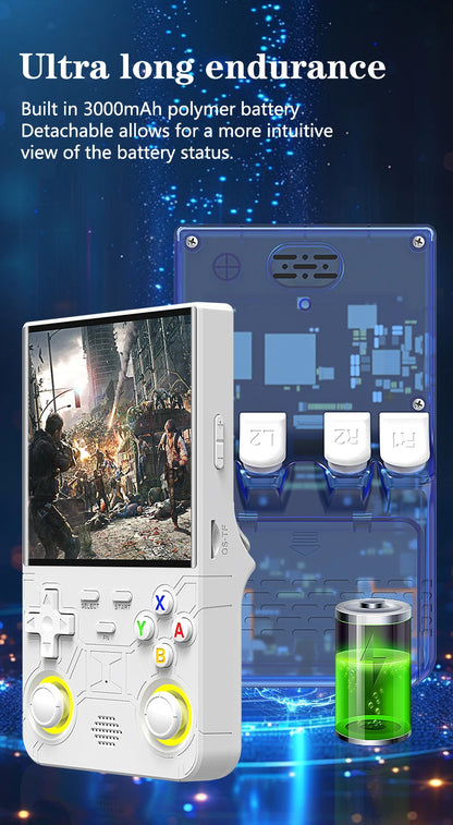 Console Retrô Portátil R36 Ultra – Tela IPS 4'' e +20.000 Jogos
