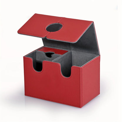 Caja Organizadora para Mazos de Cartas (Deck Box) – Cierre Magnético y Bandeja para Dados