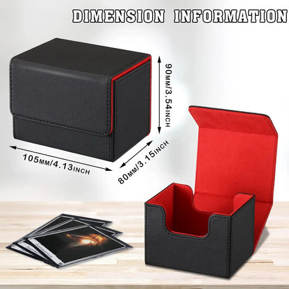 Caja Organizadora para Mazos de Cartas (Deck Box) – Cierre Magnético y Bandeja para Dados