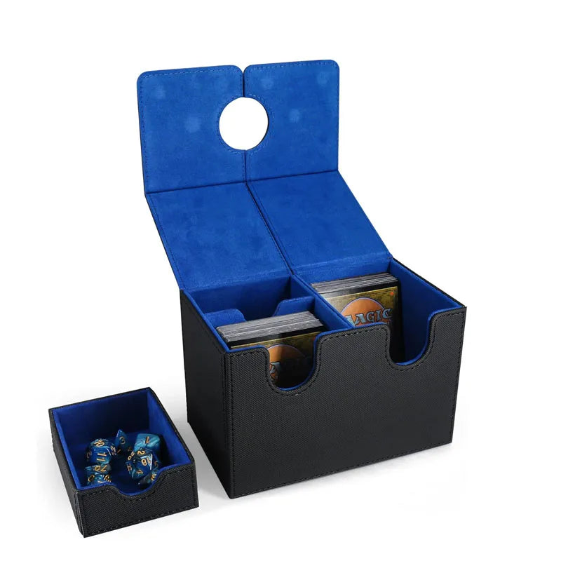 Caja Organizadora para Mazos de Cartas (Deck Box) – Cierre Magnético y Bandeja para Dados