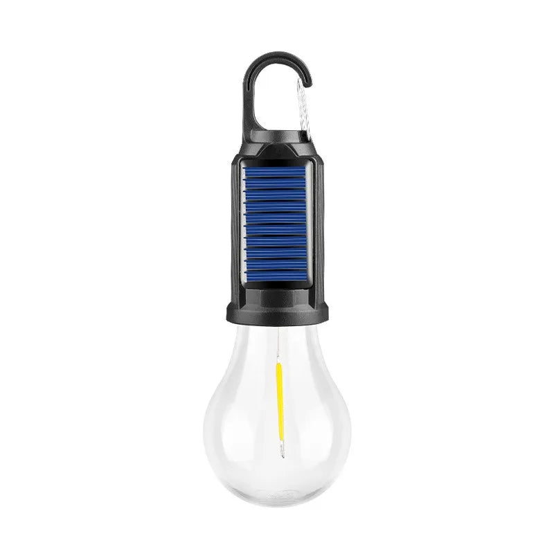 Luz LED Solar para Camping y Exterior – Recargable (Solar + USB-C), Regulable e Impermeable IP65