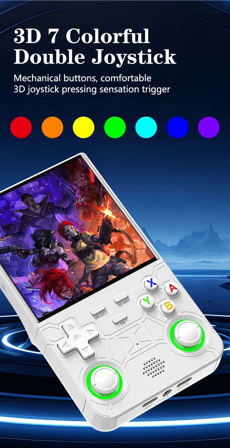 Console Retrô Portátil R36 Ultra – Tela IPS 4'' e +20.000 Jogos