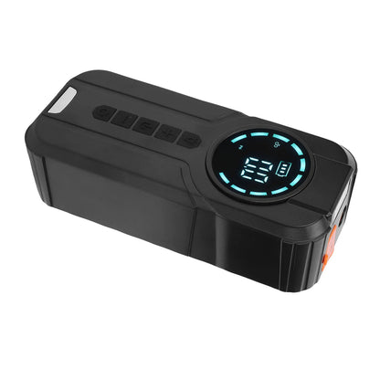 Partidor de Batería Portátil 4 en 1 – Compresor de Aire, Inflador de Neumáticos, Power Bank 10000mAh y Luz de Emergencia