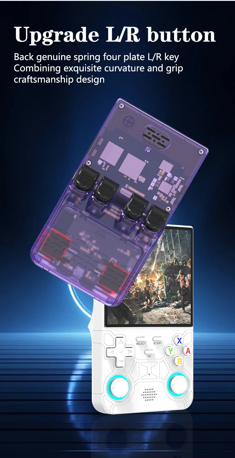 Console Retrô Portátil R36 Ultra – Tela IPS 4'' e +20.000 Jogos