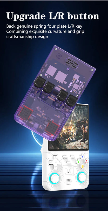 Console Retrô Portátil R36 Ultra – Tela IPS 4'' e +20.000 Jogos