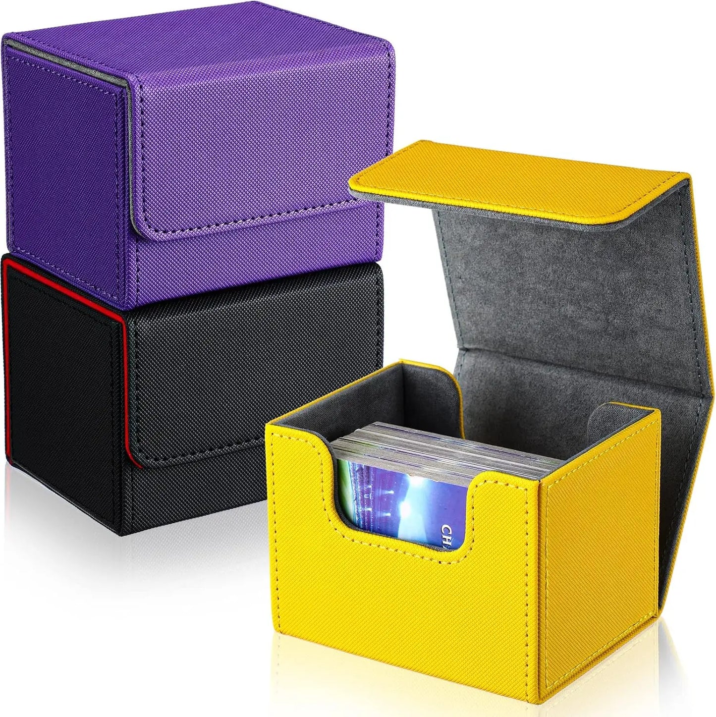 Caja Organizadora para Mazos de Cartas (Deck Box) – Cierre Magnético y Bandeja para Dados