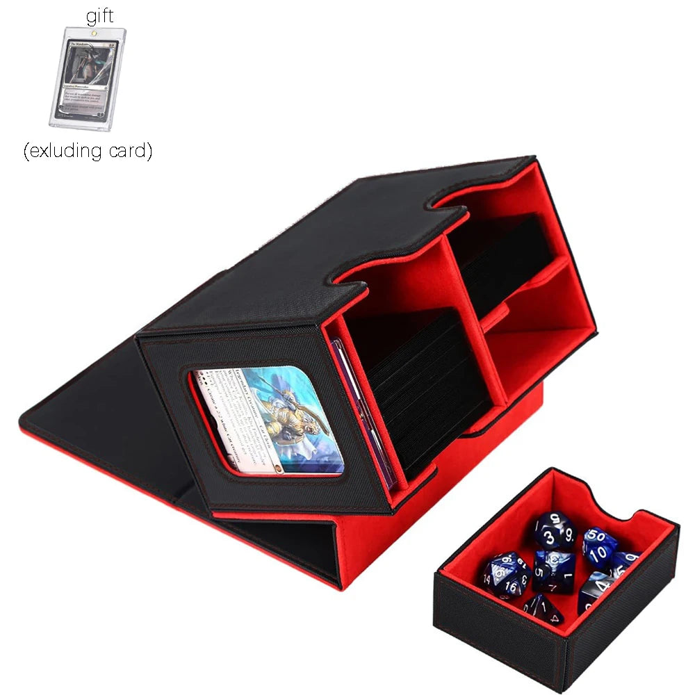 Caja Organizadora para Mazos de Cartas (Deck Box) – Cierre Magnético y Bandeja para Dados